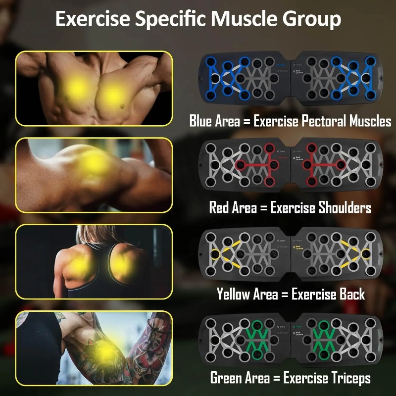 Foldable Push Up Board with Re - огляд і ціна Women'S Exercise Accessories