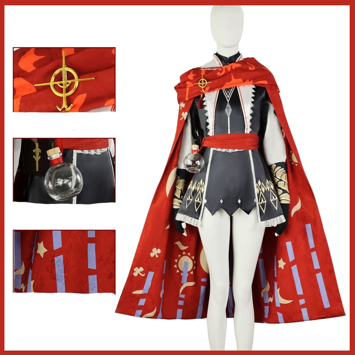 Game Arknights Exusiai The New - огляд і ціна Women'S Red Accessories