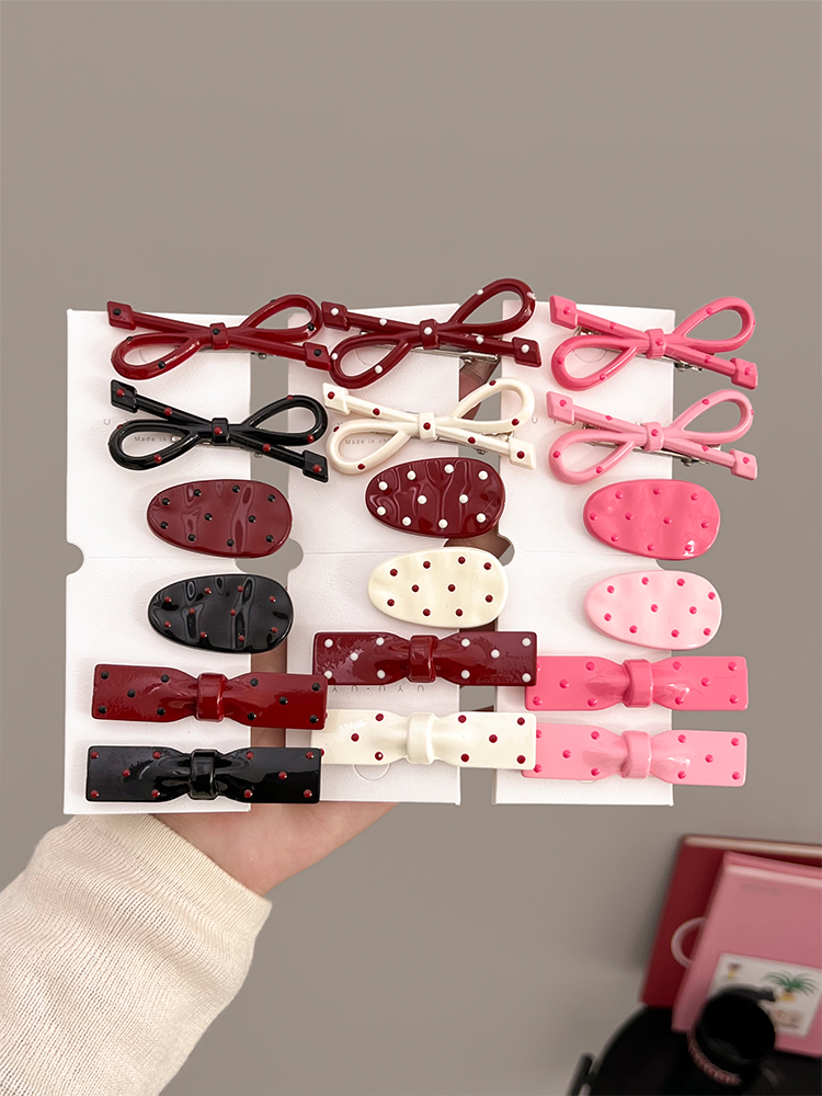 Sweet Cool Polka Dot  Knot Hai - огляд і ціна Women'S Red Accessories