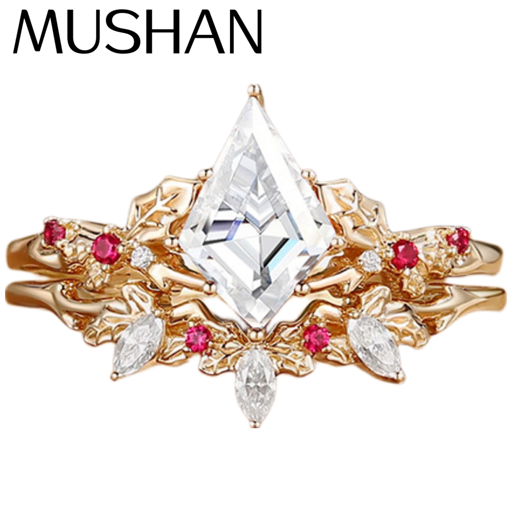 MUSHAN Custom Jewelry 925 Ster - огляд і ціна Wrap Ring Gold